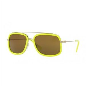 Versace 2173 Fluo Yellow Sunglasses w/ Case